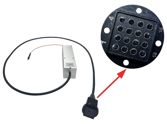 1&times;16 多模光開關(guān)（可見光波段，陣列輸出） - 廣西科毅光通信