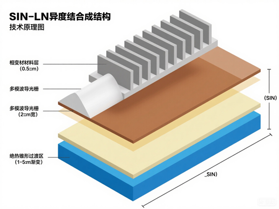 MEMS光開關(guān)異質(zhì)集成結(jié)構(gòu)
