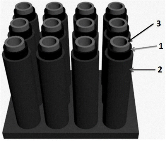 納米金粒子掩埋層M-Z型波導(dǎo)結(jié)構(gòu)示意圖