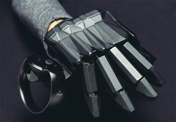 光開(kāi)關(guān)器件--VR觸覺(jué)反饋手套實(shí)拍