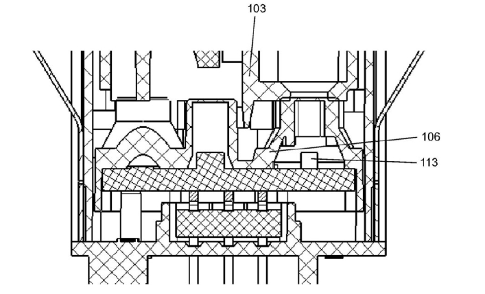 導(dǎo)電橡膠壓頭示意圖LED光源安裝空間設(shè)計圖