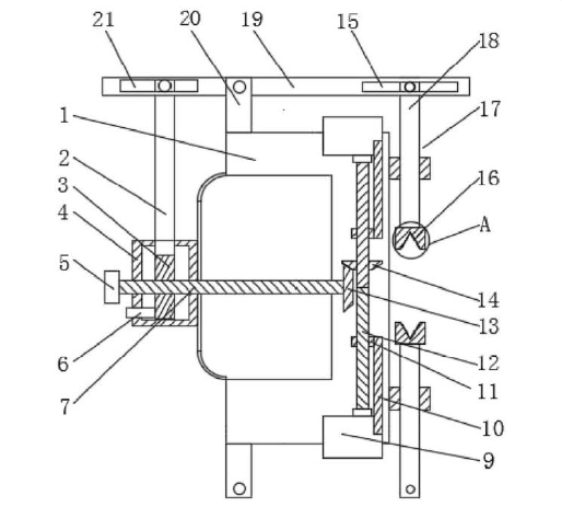 光開(kāi)關(guān)專用電涌保護(hù)器整體結(jié)構(gòu)示意圖 - 廣西科毅光通信