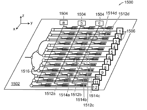 子陣列同步控制光開關(guān)陣列示意圖 - 廣西科毅光通信