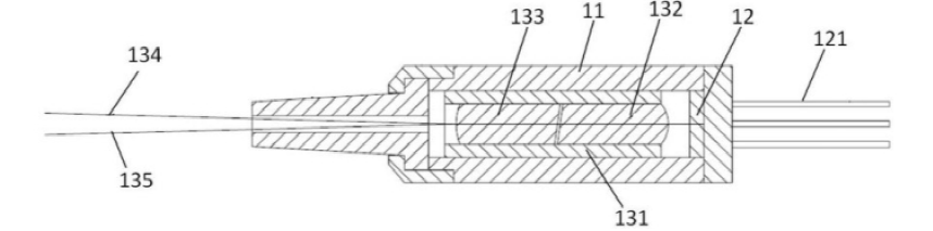雙纖準(zhǔn)直器內(nèi)部組件分布 - 廣西科毅光開關(guān)