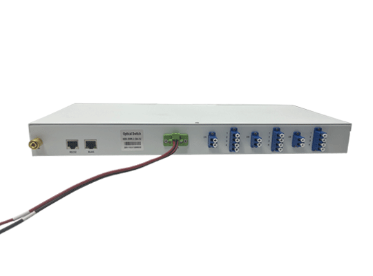 3-1×4 機(jī)架式光開關(guān)產(chǎn)品正背圖 - 科毅光開關(guān)