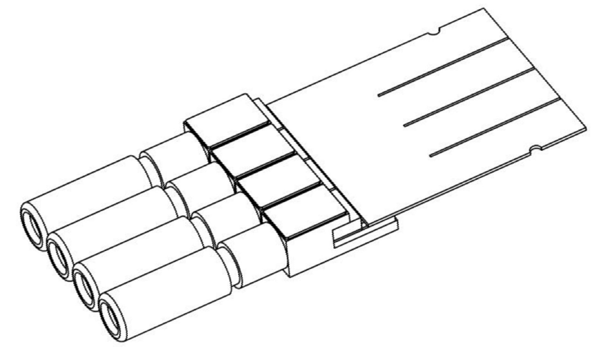 多通道并行光器件的結(jié)構(gòu)示意圖 - 科毅光通信