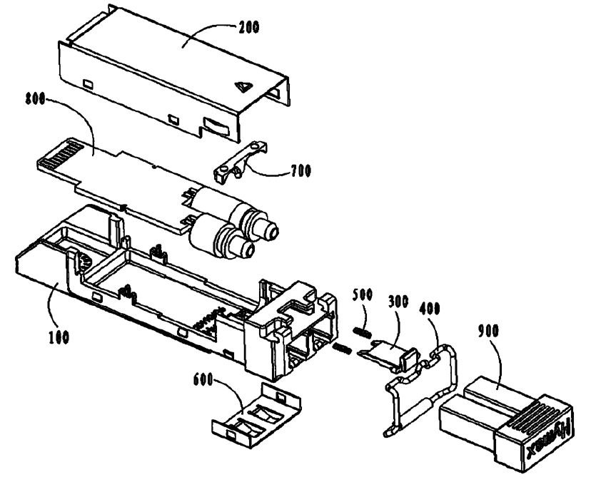 SFP光模塊結構示意圖 - 廣西科毅光通信
