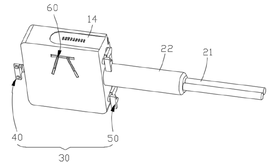 光開關(guān)雙側(cè)固定組件布局圖 - 廣西科毅光通信