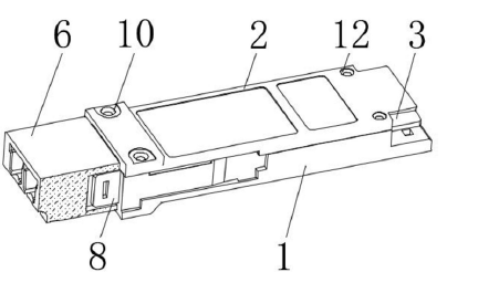 內(nèi)嵌式光模塊立體剖面結(jié)構(gòu) | 展示內(nèi)部光器件、電路板及連接關(guān)系 - 廣西科毅光通信