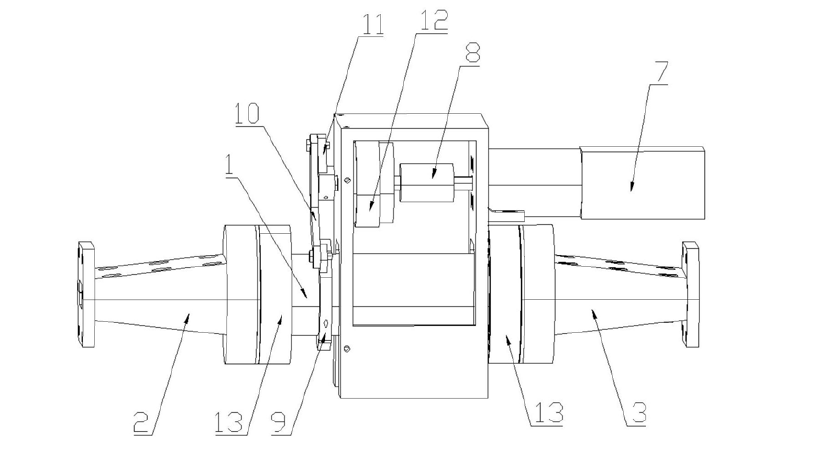 平面連桿機構(gòu)結(jié)構(gòu)及其安裝示意圖 - 廣西科毅光通信